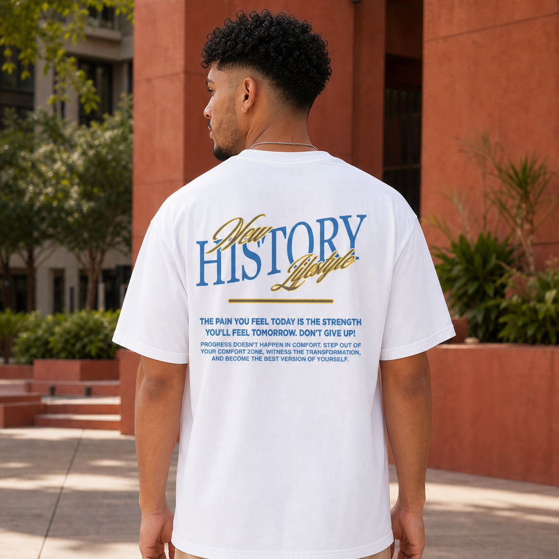 New History Lifestyle Tee (MADE TO ORDER) — detail view