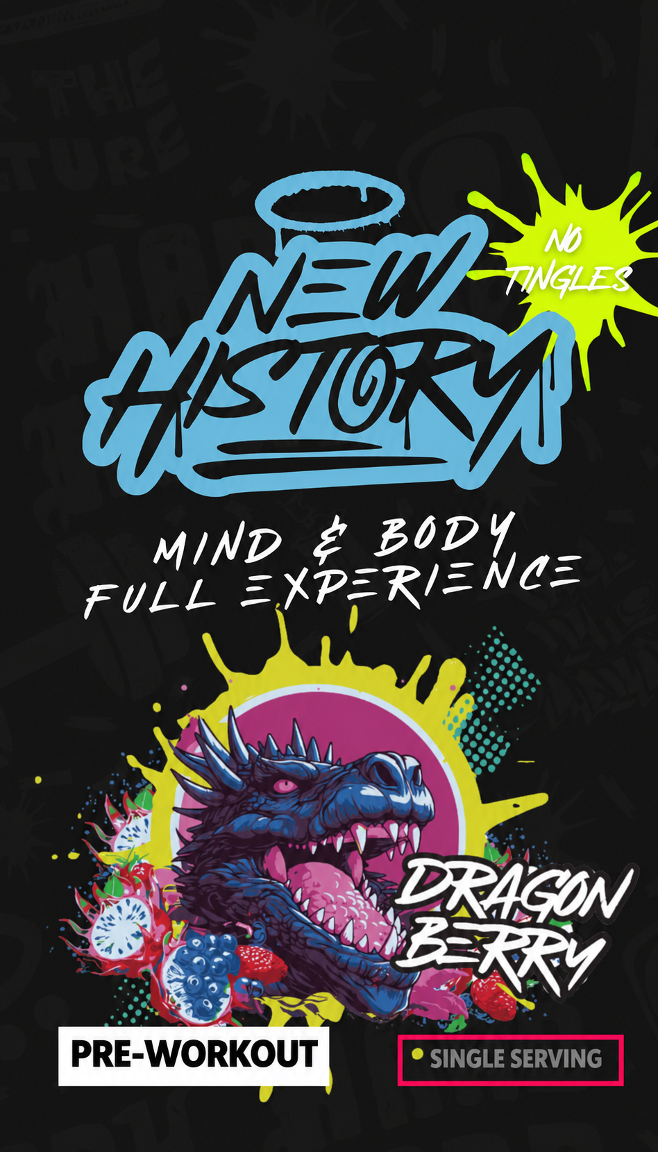 New History Mind and Body Full Experience pre workout artwork