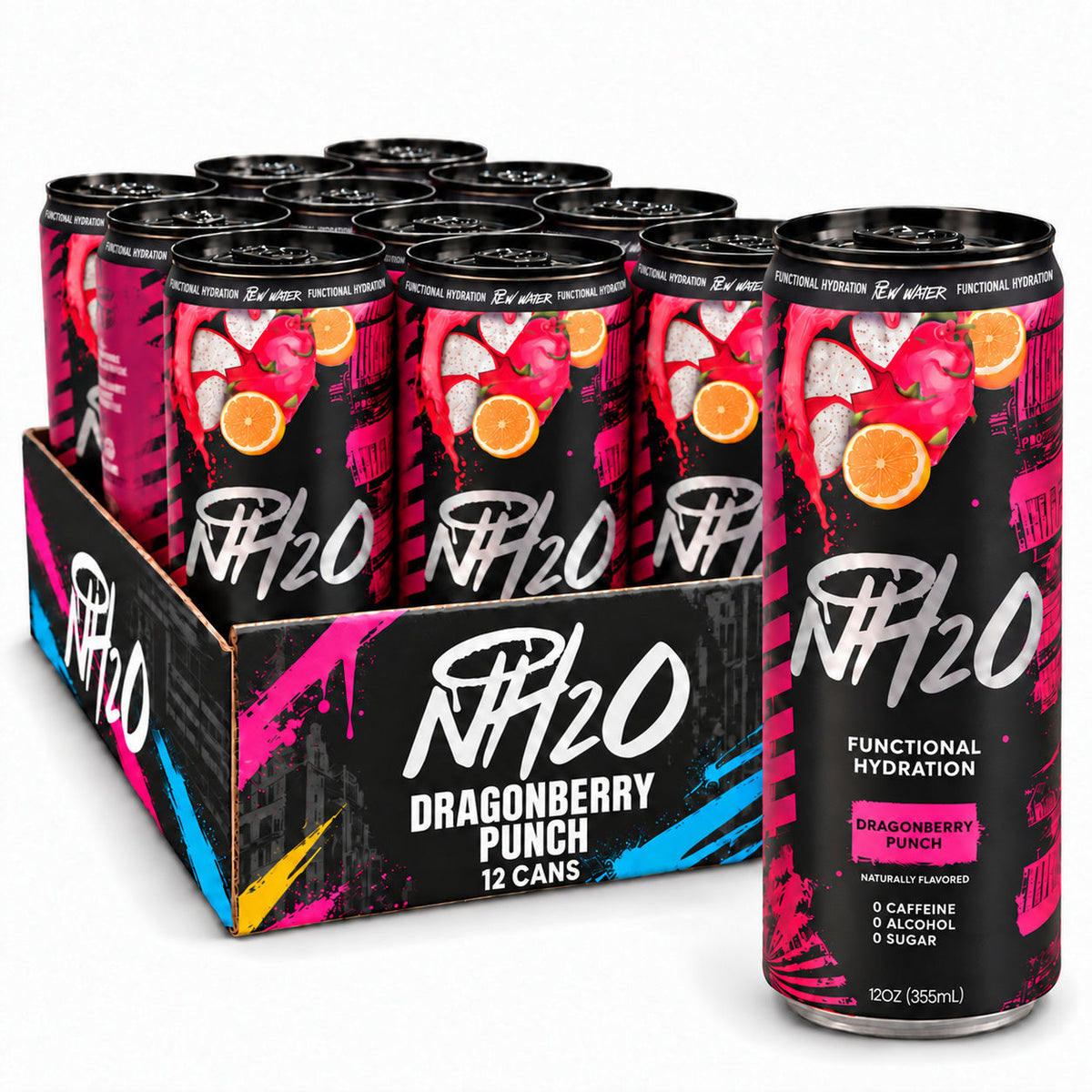 Dragonberry Punch NH2O Functional Hydration 12 pack