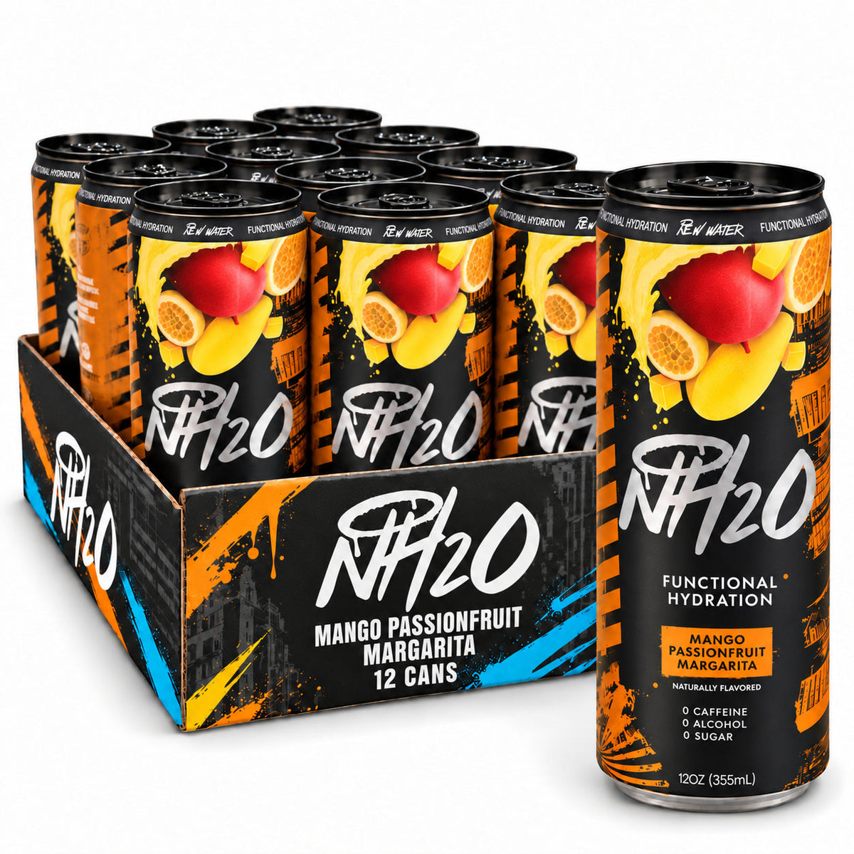Mango Passionfruit Margarita NH2O Functional Hydration 12 pack